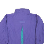 KENT STREET Womens Purple & Teal Zip Jacket M Polyester Blend Casual Outerwear
