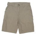 CARHARTT Mens Shorts Beige Casual M W32 Workwear Pockets Cotton Blend