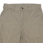 CARHARTT Mens Shorts Beige Casual M W32 Workwear Pockets Cotton Blend