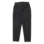 LEVI'S 550 Tapered Womens Jeans Black Relaxed Cotton Medium W28 L29 Stylish