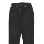 LEVI'S 550 Tapered Womens Jeans Black Relaxed Cotton Medium W28 L29 Stylish
