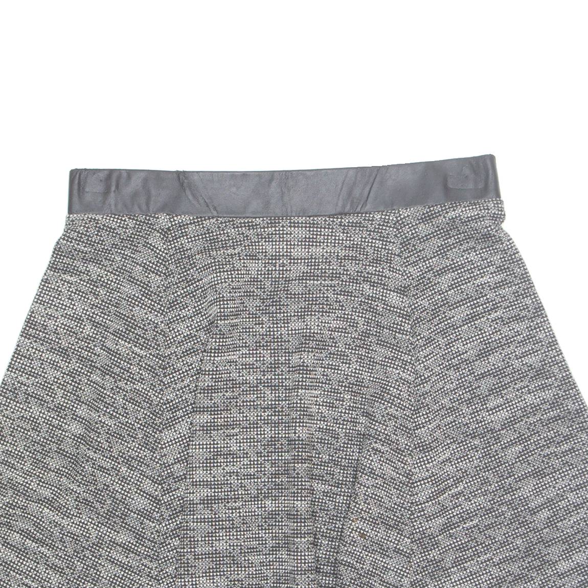 H&M DIVIDED Womens Skater Skirt Black Short S