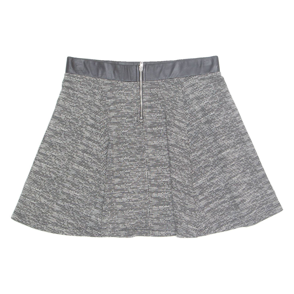 H&M DIVIDED Womens Skater Skirt Black Short S