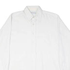 RED KAP Mens Plain Shirt White Long Sleeve 2XL