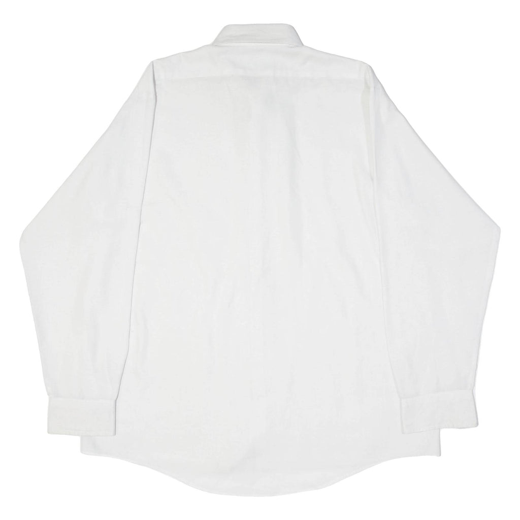 RED KAP Mens Plain Shirt White Long Sleeve 2XL