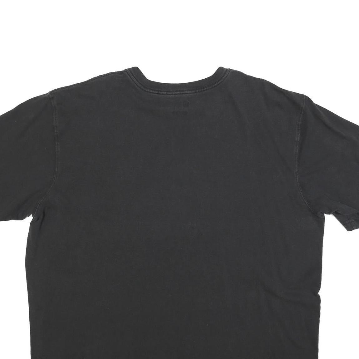 CARHARTT Mens Black Pocket T-Shirt XL Short Sleeve Crew Neck Casual Cotton Blend