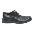 KENZO Mens Lace-Up Leather Black Shoes UK 10.5 Classic Formal Footwear