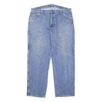 DICKIES Mens Jeans Blue Regular Straight Denim Medium W40 L31 Workwear Casual