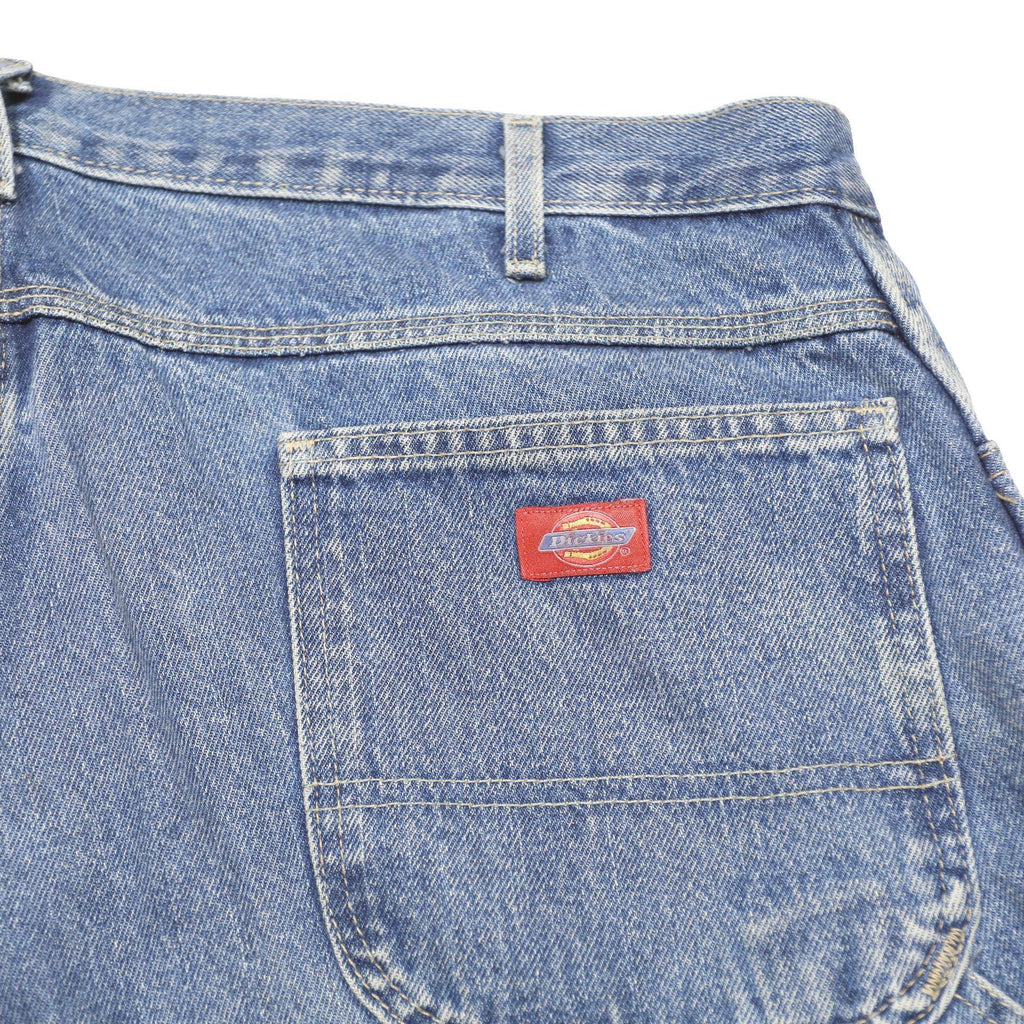 DICKIES Mens Jeans Blue Regular Straight Denim Medium W40 L31 Workwear Casual
