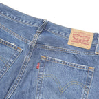 LEVI'S 501 Womens Classic Blue Denim Rinse Jeans W27 L30 Distressed