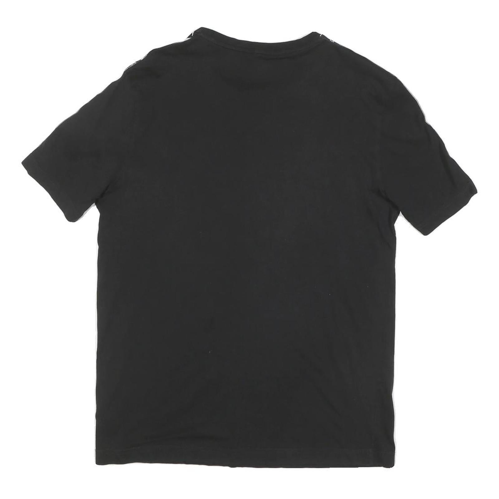 PUMA Mens Black Graphic T-Shirt M Short Sleeve Crew Neck Sportswear