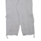 STYLE AND CO Womens Shorts Grey Casual Cotton Blend M W28 Utility Pockets