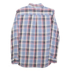 LEVI'S Womens Blue & Red Check Shirt XS Button Down Cotton Blend Lightweight