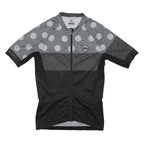 MONTON Womens Grey & Black Modern T-Shirt M Short Sleeve Crew Neck Cycling