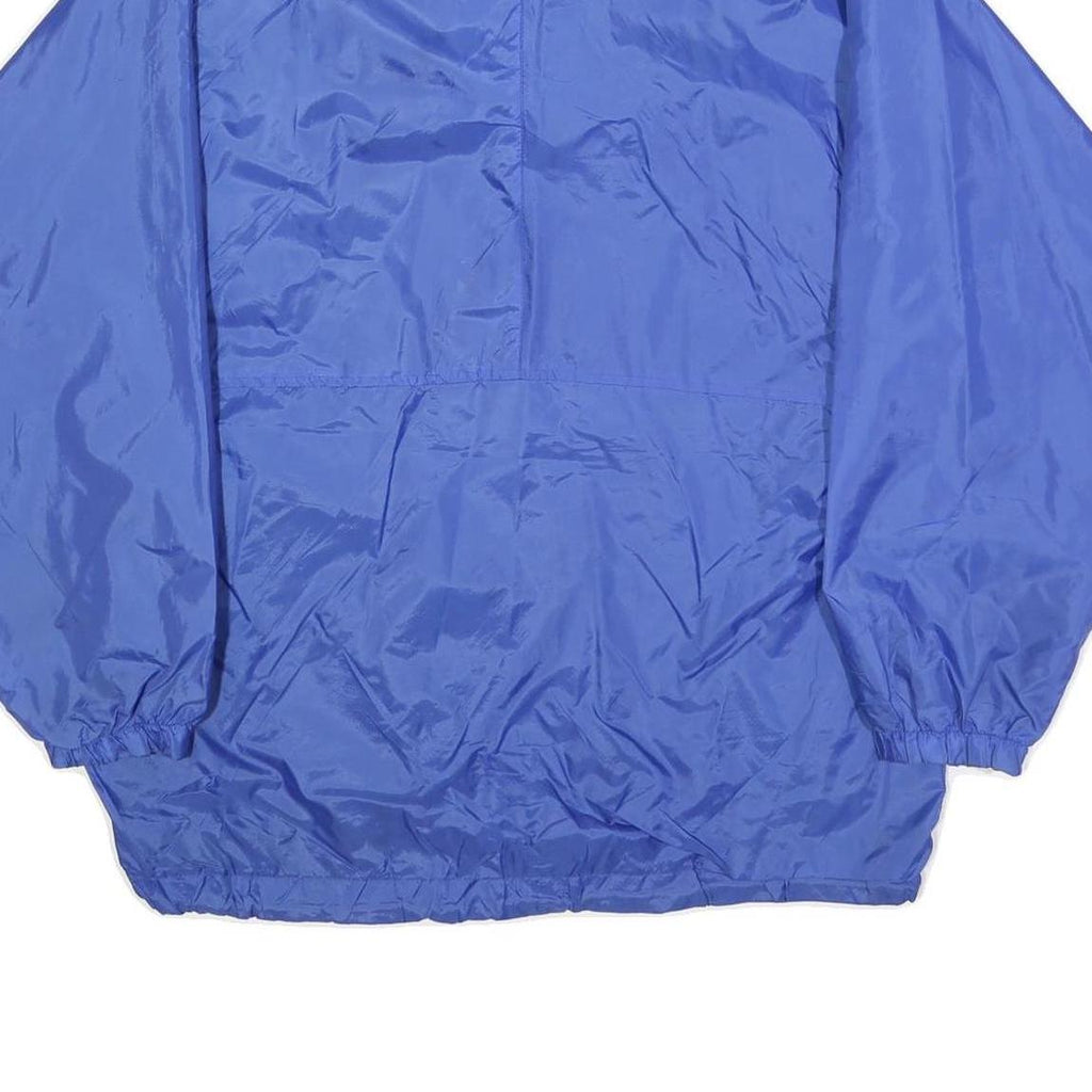 RENCO MARWELL Mens Blue Jacket M Polyester Plain Zip Outdoor Windbreaker