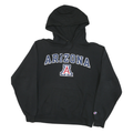 CHAMPION Mens Black Arizona Hoodie M Cotton Blend Pullover Casual