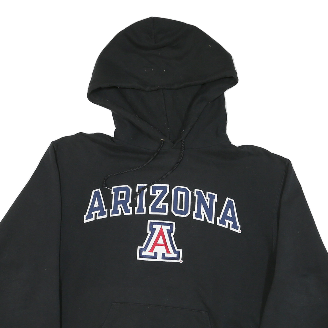 CHAMPION Mens Black Arizona Hoodie M Cotton Blend Pullover Casual