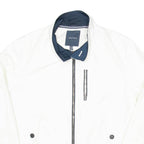 NAUTICA Mens Bomber Jacket White L