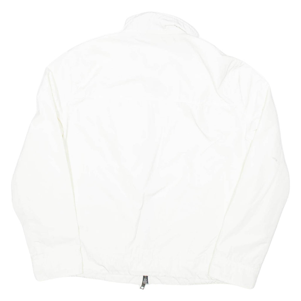 NAUTICA Mens Bomber Jacket White L