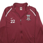 NIKE Mens Maroon Bearcats Track Jacket XL Polyester Zip Plain Sports