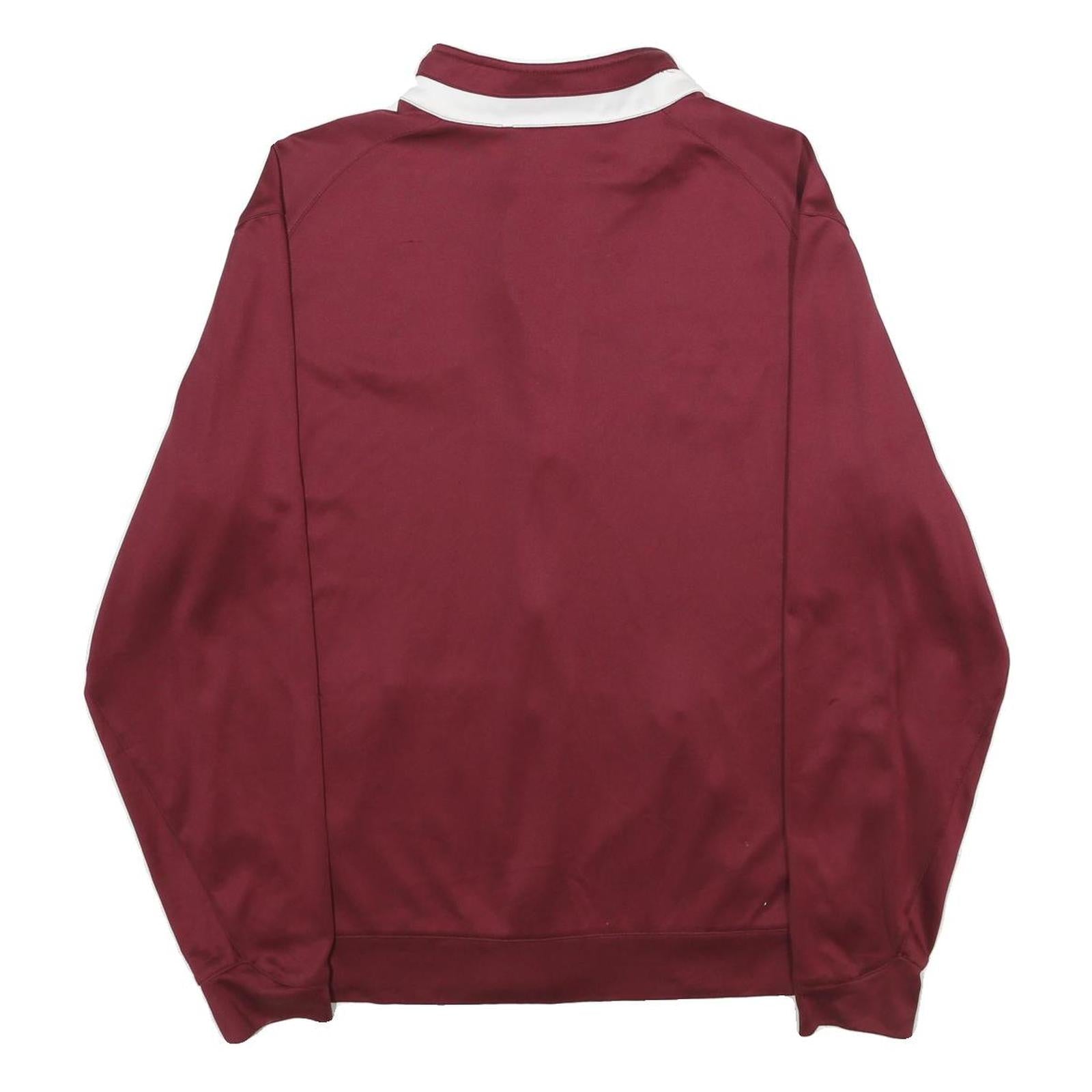 NIKE Mens Maroon Bearcats Track Jacket XL Polyester Zip Plain Sports