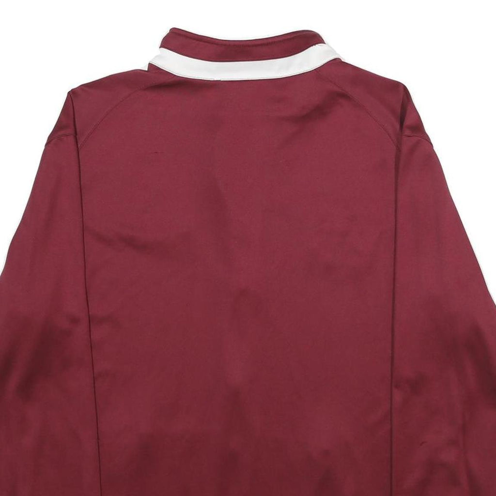 NIKE Mens Maroon Bearcats Track Jacket XL Polyester Zip Plain Sports