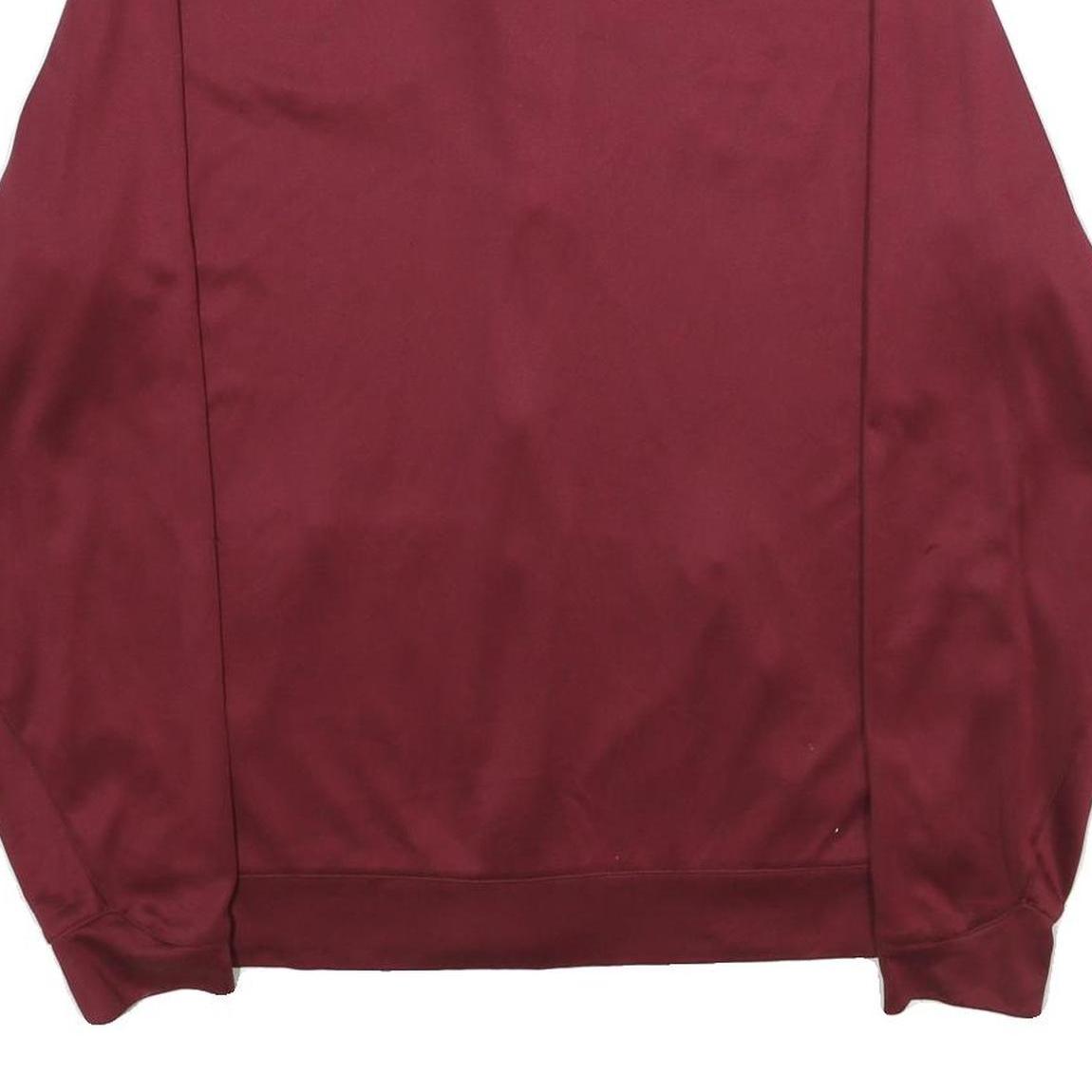 NIKE Mens Maroon Bearcats Track Jacket XL Polyester Zip Plain Sports