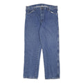 DICKIES Mens Jeans Blue Regular Straight Denim Medium W36 L32 Classic Workwear