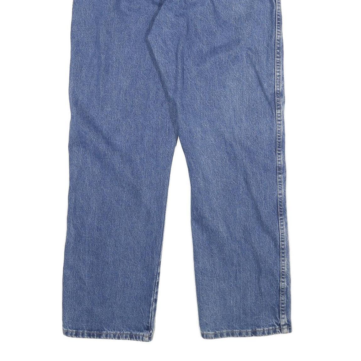 DICKIES Mens Jeans Blue Regular Straight Denim Medium W36 L32 Classic Workwear