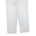 SOUTHPOLE Mens Jeans Blue Regular Straight Denim Light W40 L32 Casual Zip