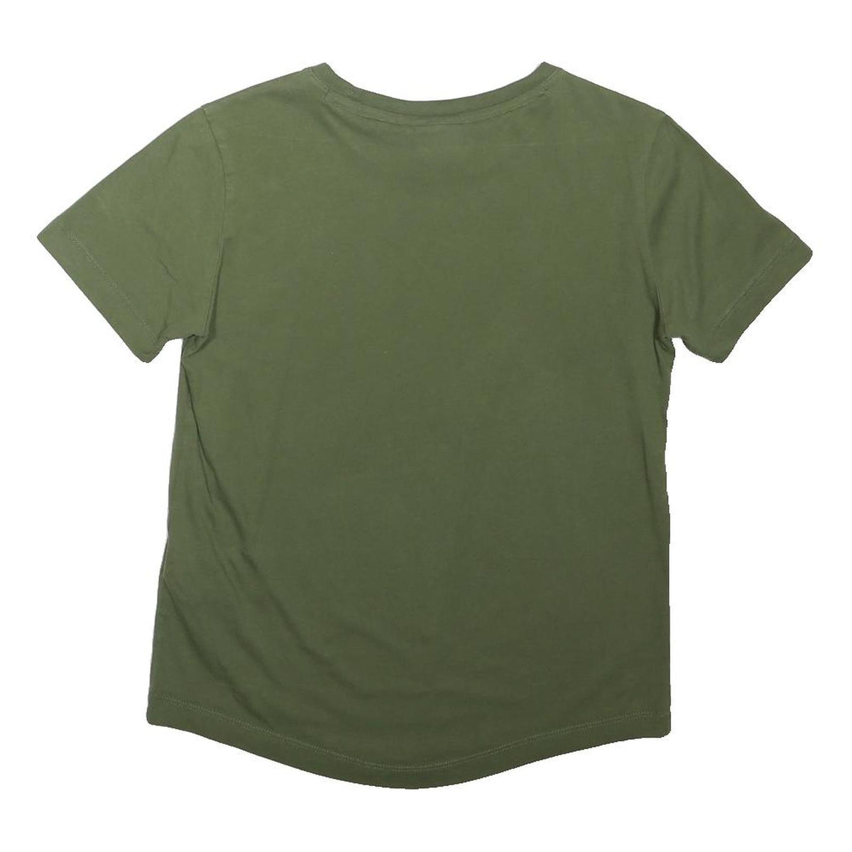 CHAMPION Boys Green Graphic T-Shirt M Short Sleeve Crew Neck Classic Fit Casual