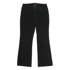 LEVI'S Womens Black Cotton Blend Relaxed Flared Trousers W32 L30