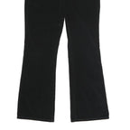 LEVI'S Womens Black Cotton Blend Relaxed Flared Trousers W32 L30