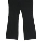 LEVI'S Womens Black Cotton Blend Relaxed Flared Trousers W32 L30