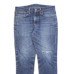 LEVI'S 511 Slim Mens Jeans Blue Slim Skinny Denim Medium W34 L29 Distressed