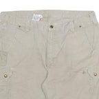 CARHARTT Mens Shorts Beige Cargo 3XL W40 Cotton Blend Comfortable Workwear