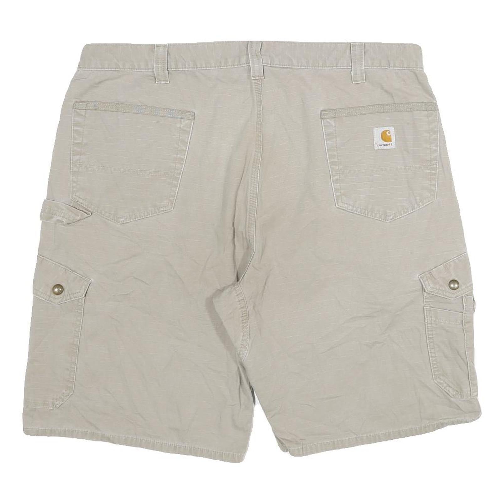 CARHARTT Mens Shorts Beige Cargo 3XL W40 Cotton Blend Comfortable Workwear
