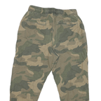 HOLLISTER Mens Cotton Blend Camouflage Regular Drawstring Trousers W28 L24