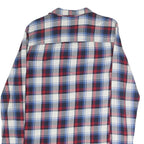 MAVI Womens Blue Red White Check Shirt L Long Sleeve Cotton Blend Button Pocket