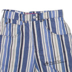 POLAR BEAR Mens Casual Shorts Blue Striped XS W26