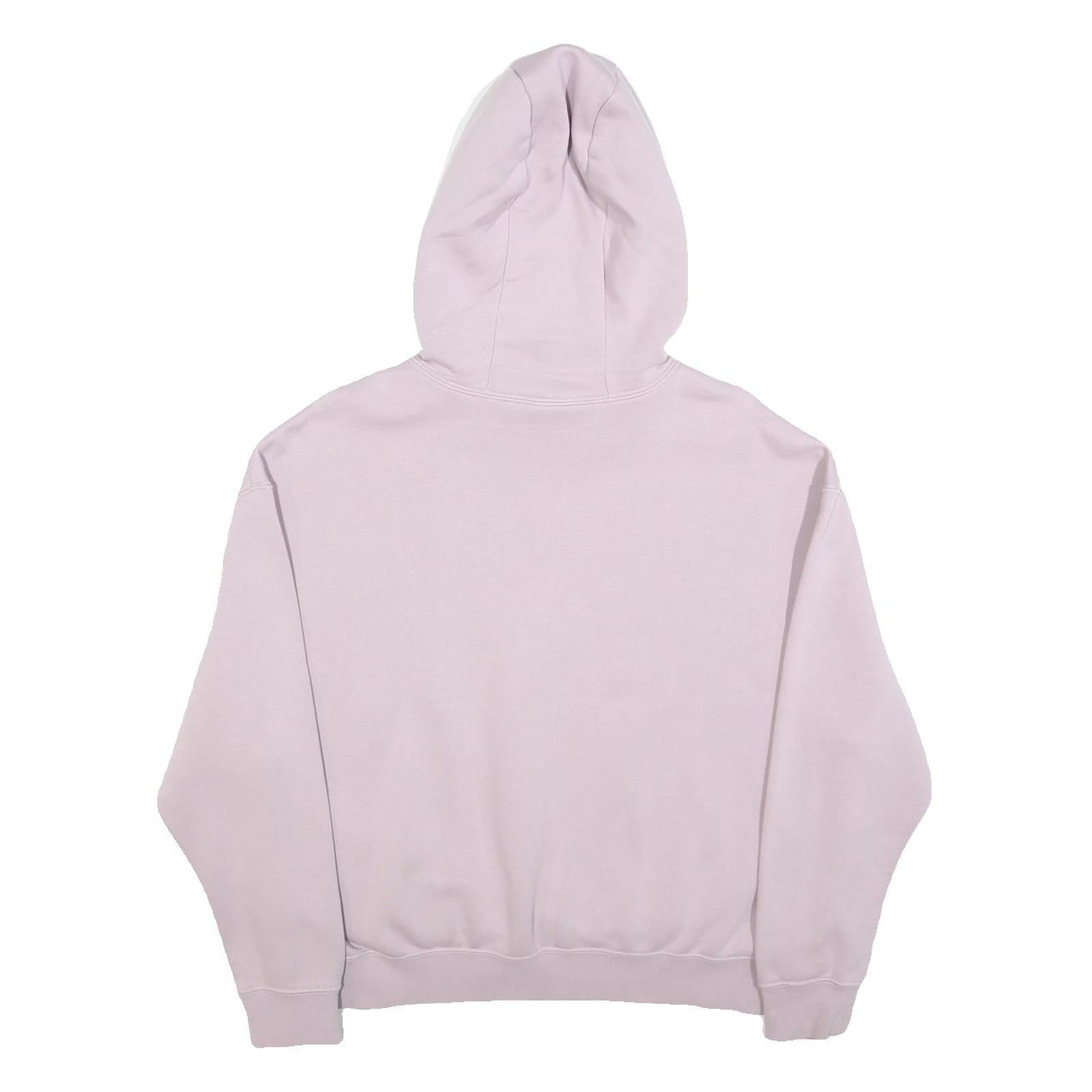 NIKE Womens Pink Hoodie S Cotton Blend Pullover Casual Sweatshirt