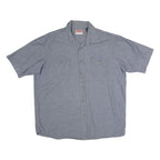 WRANGLER Mens Blue Shirt XL Cotton Blend Casual Button Pocket Comfortable