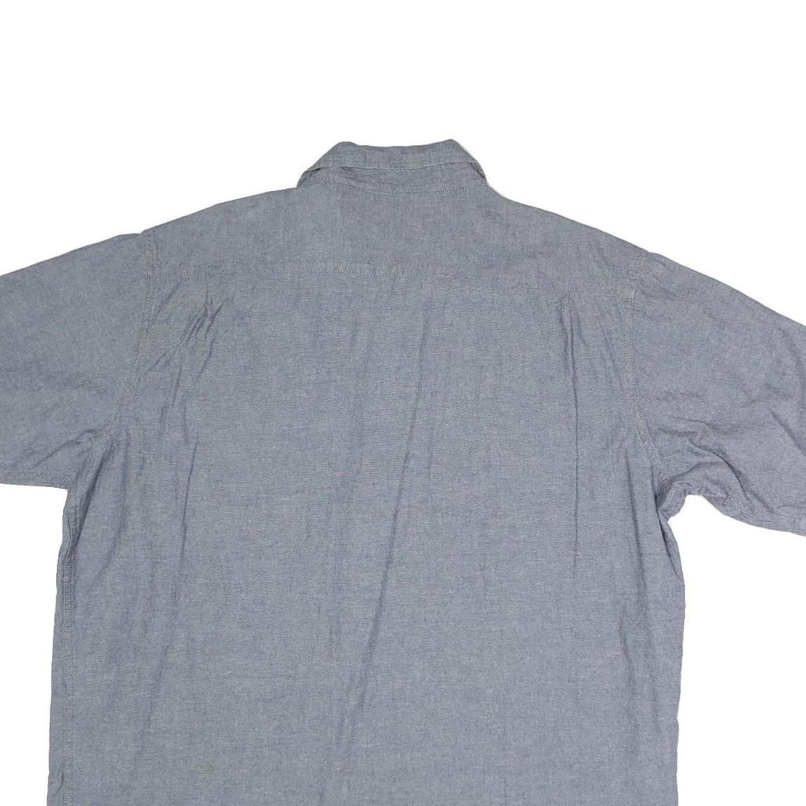 WRANGLER Mens Blue Shirt XL Cotton Blend Casual Button Pocket Comfortable