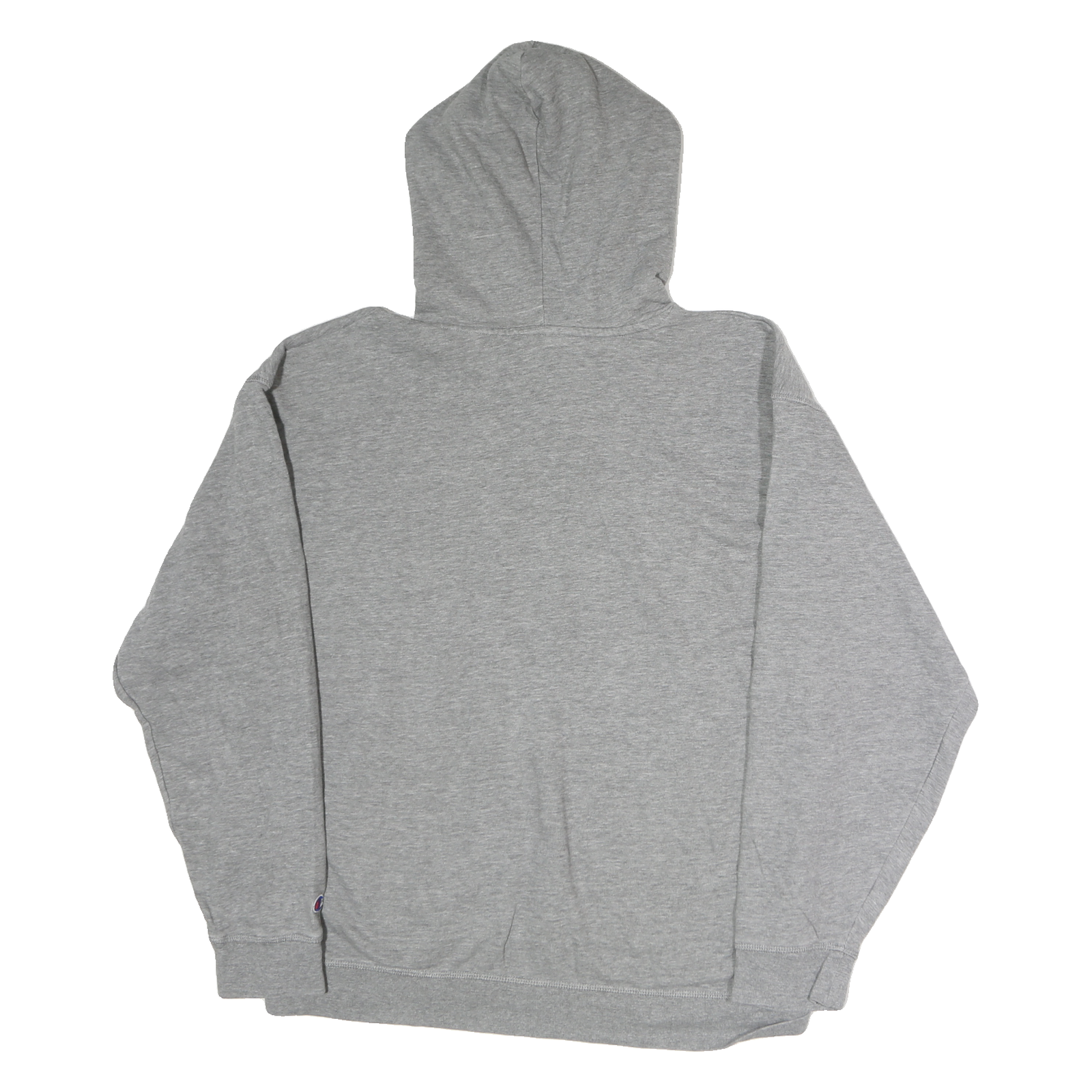 CHAMPION Mens Grey Texas Pullover Hoodie L Cotton Comfortable Casual Sweatshirt