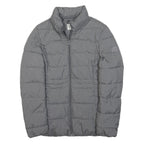 WRANGLER Womens Grey Jacket XS Polyester Plain Zip Casual Outerwear Quilted