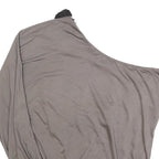 PATRIZIA PEPE Womens Grey & Black Embellished One Shoulder Top S