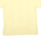 CASCADE Mens Yellow Cotton Blend Shirt L Classic Short Sleeve Button Shirt