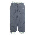 CIRCUIT SHELL Mens Track Pants Black 90s Tapered S W26 L28