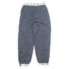 CIRCUIT SHELL Mens Track Pants Black 90s Tapered S W26 L28