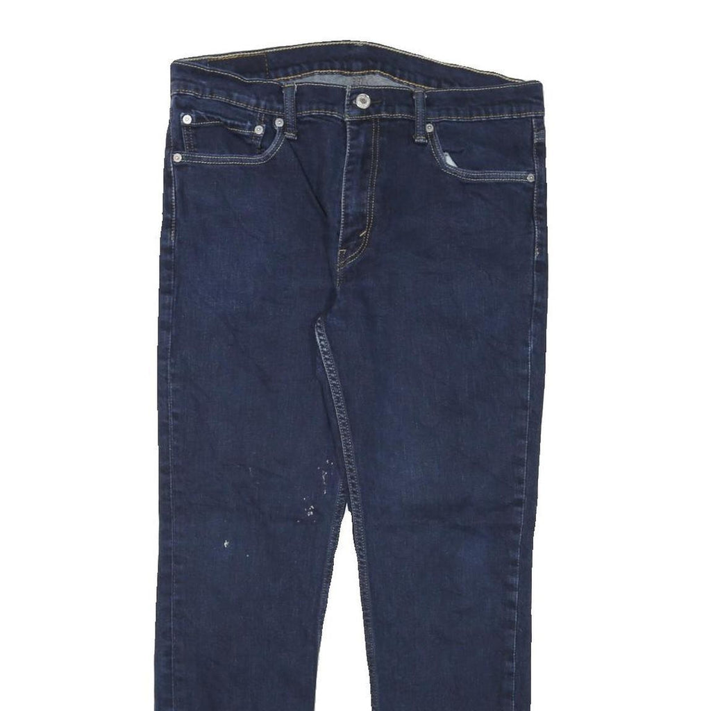 LEVI'S Mens Slim Blue Denim Jeans W32 L29 Zip Closure Classic Style
